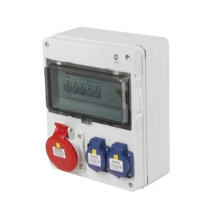 FAMATEL fb165 ZSF20100000.1 /5810 Zásuvková skříň 2x230V+1x400V 16A 5p IP44 chránič 40/4/003 Akční Nabídka