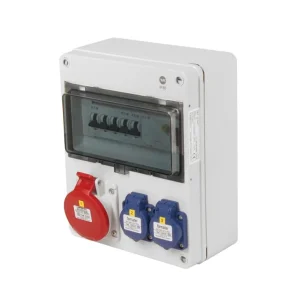 FAMATEL fb165-6kA ZSF20100000.1 /5810  Zás.skříň IP44 jištěná s chráničem 40/4/003 Celosvětová Doprava