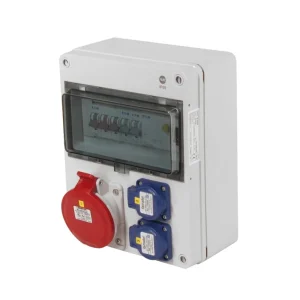 Záruka V Ceně FAMATEL fb190 ZSF20001000.1 /5810 Zásuvková skříň 2x230V+1x400V 32A 5p IP44 chránič 40/4/003