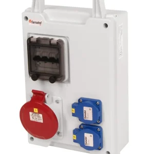 Značkový FAMATEL eb185-6kA EB 200010.0 /4M  Zás.skříň easyBox IP44  jištěná bez chrániče, přenosn