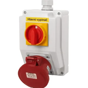 FAMATEL sb205 Zás. krabice s hl. vypínačem 0-1 SB205 IP44 1x400V/32A/5 Přímo Od Výrobce