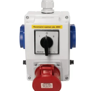 FAMATEL sb320 Zás. krabice se spínačem L-0-P SB320 IP44 1x400V/16A/5, 2x230V/16A Cenový Hit