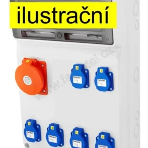 Vysoce Kvalitní FAMATEL v1524-6kA ZSF60100000.1 /3952  Zás,skříň IP44 jištěná s chráničem 40/4/003 - přístroje Eaton