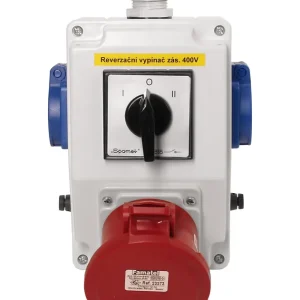 Ihned K Objednání FAMATEL sb325 Zás. krabice se spínačem L-0-P SB325 IP44 1x400V/32A/5, 2x230V/16A