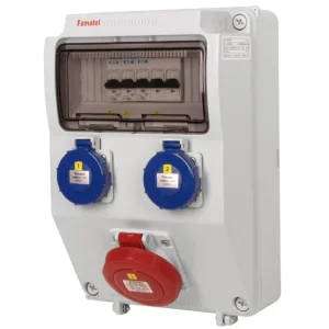 FAMATEL v1606-6kA ZSF20100000.0 /3958  Zásuvková skříň IP65 jištěná bez chrániče - přístroje Eaton Cenový Hit