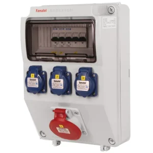 Výprodej FAMATEL v203-6kA ZSF30100000.0 /3958  Zásuvková skříň IP44 jištěná bez chrániče - přístroje Eaton