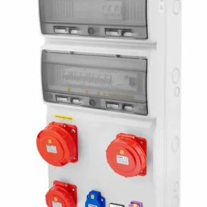 FAMATEL v2040 ZSFT11101010.1 /3977  Zásuvková skříň IP54 jištěná s chráničem 63/4/003 - přístroje Eaton Akční Nabídka