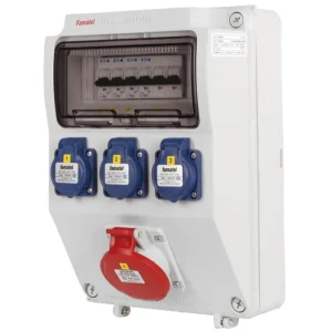 FAMATEL v204-6kA ZSF30100000.0 /3958  Zásuvková skříň IP44 jištěná bez chrániče - přístroje Eaton Kup Teď
