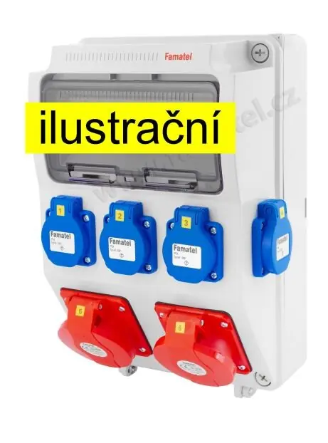 FAMATEL v1123 ZSF40002000.V /3958 Zás.skříň IP44 pouze vydrátovaná Ihned K Objednání