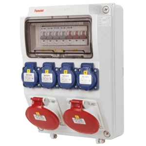 Doprava Zdarma FAMATEL v1125 ZSF40002000.0 /3958  Zásuvková skříň IP44 jištěná bez chrániče - přístroje Eaton