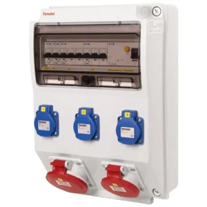 FAMATEL v325-6kA ZSF30101000.1 /3959 Zásuvková skříň IP44 jištěná s chráničem 40/4/003 - přístroje Eaton Akční Nabídka