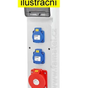 FAMATEL v250-6kA ZSF20001000.0 /3950  Zásuvková skříň IP44 jištěná bez chrániče - přístroje Eaton Akce