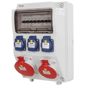 Objednat Nyní FAMATEL v505-6kA ZSF30101000.0 /3958  Zásuvková skříň IP44 jištěná bez chrániče - přístroje Eaton