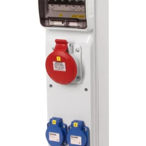 FAMATEL v292-6kA ZSF40100000.0 /3950  Zásuvková skříň IP44  jištěná bez chrániče - přístroje Eaton Moderní