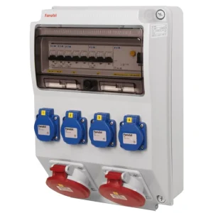 FAMATEL v348-6kA ZSF40002000.1 /3959 Zásuvková skříň IP44 jištěná s chráničem 40/4/003 - přístroje Eaton Koupit Online