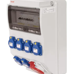 FAMATEL v350-6kA ZSF60100000.1 /3959 Zásuvková skříň IP44 jištěná s chráničem 40/4/003 - přístroje Eaton Akční Nabídka