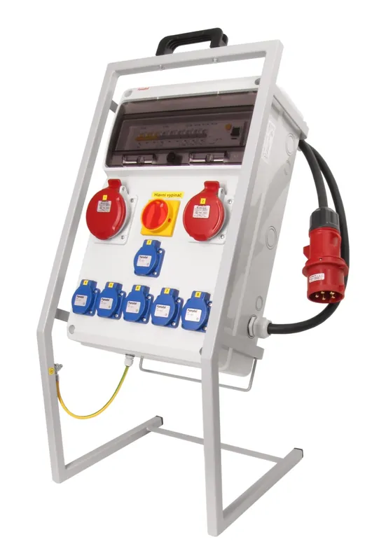 FAMATEL v302521 ZSFV60101000.1 /3952 Zásuvková skříň IP44 jištěná s chráničem 40/4/003 na sto - přístroje Eaton Horká Nabídka