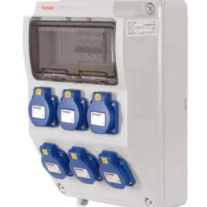 Akce FAMATEL v371 ZSF60000000.0 /3958 Zásuvková skříň IP54 jištěná bez chrániče - přístroje Eaton