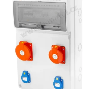 FAMATEL v440 ZSF20101000.1 /3952 Zásuvková skříň IP44 jištěná s chráničem 40/4/003 - přístroje Eaton Oblíbený