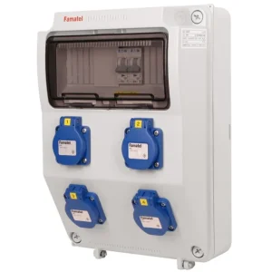 FAMATEL v3601 ZSF40000000.0 /3958 Zásuvková skříň IP54 jištěná bez chrániče - přístroje Eaton Akční Cena