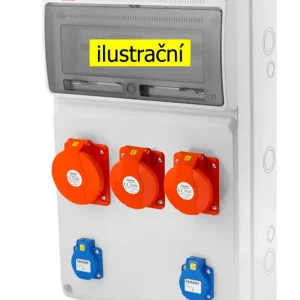 FAMATEL v4415 ZSF20102000.0 /3952  Zásuvková skříň IP44 jištěná bez chrániče - přístroje Eaton Limitovaná Edice