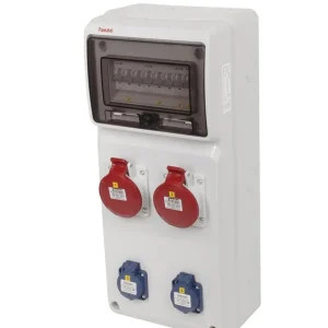 FAMATEL v4443 ZSF20200000.0 /3951  Zásuvková skříň IP44 jištěná bez chrániče - přístroje Eaton Kup Teď