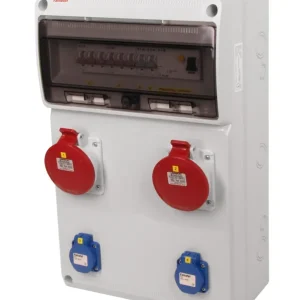 Cenový Hit FAMATEL v447 ZSF20002000.1 /3952  Zásuvková skříň IP44 jištěná s chráničem 40/4/003 - přístroje Eaton