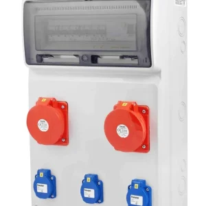 FAMATEL v455-6kA ZSF30101000.1 /3952 Zásuvková skříň IP44 jištěná s chráničem 40/4/003 - přístroje Eaton Limitovaná Edice