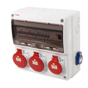 FAMATEL v603 ZSF10201000.1 /3974 Zásuvková skříň IP44 jištěná s chráničem 63/4/003 - přístroje Eaton Tovární Cena