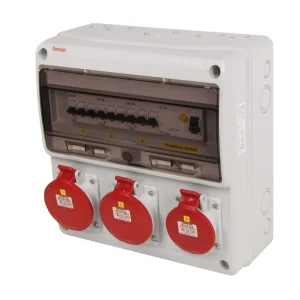 Cenová Bomba FAMATEL v607-6kA ZSF00102000.1 /3974  Zásuvková skříň IP44 jištěná s chráničem 63/4/003 - přístroje Eaton