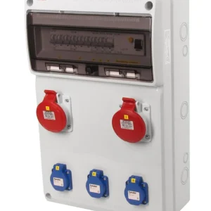 FAMATEL v465 ZSF30200000.1 /3952 Zásuvková skříň IP44 jištěná s chráničem 40/4/003 - přístroje Eaton Ověřený