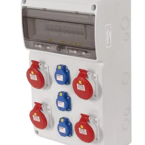 FAMATEL v490 ZSF30400000.0 /3952 Zásuvková skříň IP44 jištěná bez chrániče - přístroje Eaton Finální Výprodej