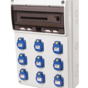 FAMATEL v760-6kA ZSF90000000.1 /3952 Zásuvková skříň IP54 jištěná s chráničem 40/4/003 - přístroje Eaton Hit Sezóny