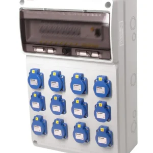 FAMATEL v795 ZSF120000000.1 /3952 Zásuvková skříň IP54 jištěná s chráničem 40/4/003 - přístroje Eaton Značkový