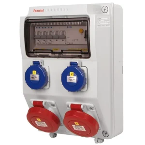 FAMATEL v4106 ZSF20200000.1 /3958 Zásuvková skříň IP65 jištěná s chráničem 40/4/003 - přístroje Eaton Nakupujte Hned