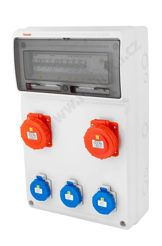 Oblíbený FAMATEL v4656 ZSF30200000.1 /3952 Zásuvková skříň IP65 jištěná s chráničem 40/4/003 - přístroje Eaton