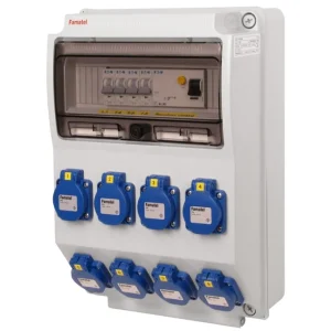 FAMATEL v703 ZSF80000000.1 /3959 Zásuvková skříň IP54 jištěná s chráničem 40/4/003 - přístroje Eaton Akční Cena