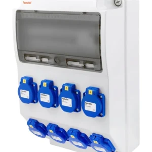 Ruční Výroba FAMATEL v703-6kA ZSF80000000.1 /3959 Zásuvková skříň IP54 jištěná s chráničem 40/4/003 - přístroje Eaton
