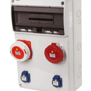 FAMATEL v820-6kA ZSF20001010.0 /3952 Zásuvková skříň IP54 jištěná bez chrániče - přístroje Eaton Nízká Cena