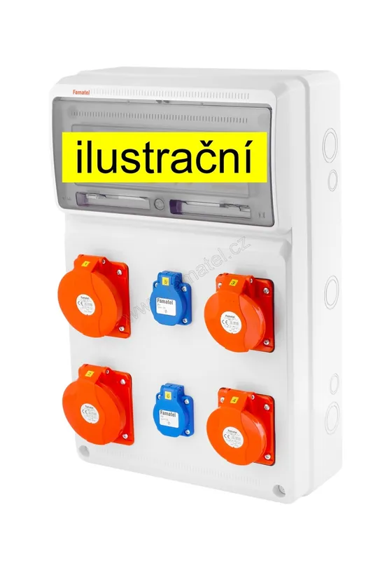 Záruka V Ceně FAMATEL v840 ZSF20202000.0 /3952 Zásuvková skříň IP44 jištěná bez chrániče - přístroje Eaton