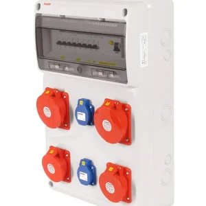 Limitovaná Edice FAMATEL v847-6kA ZSF20202000.1 /3952  Zásuvková skříň IP44 jištěná s chráničem 63/4/003 - přístroje Eaton