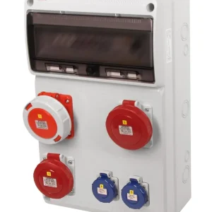 FAMATEL v85664 ZSF20101010.1 /3952  Zásuvková skříň IP65 jištěná s chráničem 80/4/003 - přístroje Eaton Nejlepší Cena