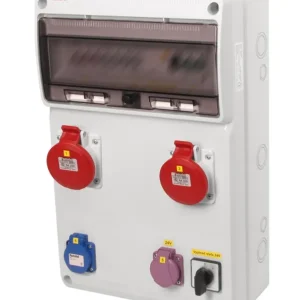 FAMATEL v894 ZSFT11200000.1 /3952  Zásuvková skříň IP44 jištěná s chráničem 40/4/003 - přístroje Eaton Akční Cena