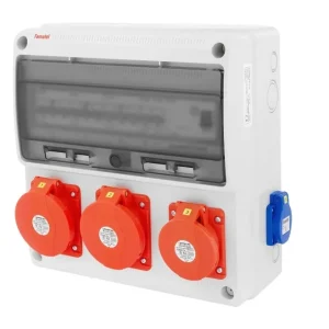 FAMATEL v610-6kA ZSF20102000.1 /3974 Zásuvková skříň IP44 jištěná s chráničem 63/4/003 - přístroje Eaton Prémiový