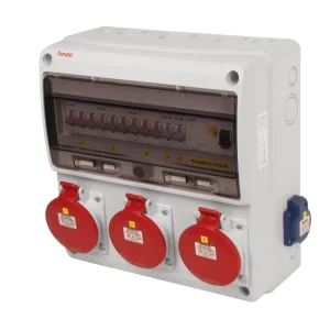 Koupit Online FAMATEL v615 ZSF20003000.1 /3974 Zásuvková skříň IP44 jištěná s chráničem 63/4/003 - přístroje Eaton