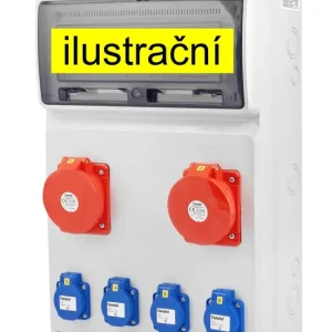 Cenový Hit FAMATEL v620-6kA ZSF40101000.0 /3952  Zásuvková skříň IP44 jištěná bez chrániče - přístroje Eaton