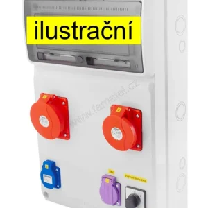 Výprodej FAMATEL v901-6kA ZSFT11002000.1 /3952  Zásuvková skříň IP44 jištěná s chráničem 63/4/003 - přístroje Eaton