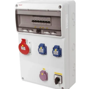 Garance Vrácení Peněz FAMATEL v915-6kA ZSFT21100000.0 /3952 Zásuvková skříň IP44 jištěná bez chrániče - přístroje Eaton