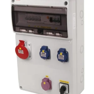 FAMATEL v920 ZSFT21100000.1 /3952  Zásuvková skříň IP44 jištěná s chráničem 40/4/003 - přístroje Eaton Must-Have