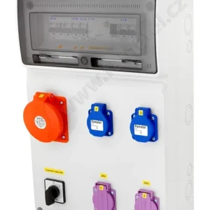 FAMATEL v938-6kA ZSFT22001000.1 /3952  Zásuvková skříň IP44 jištěná s chráničem 40/4/003 - přístroje Eaton Cenově Výhodný